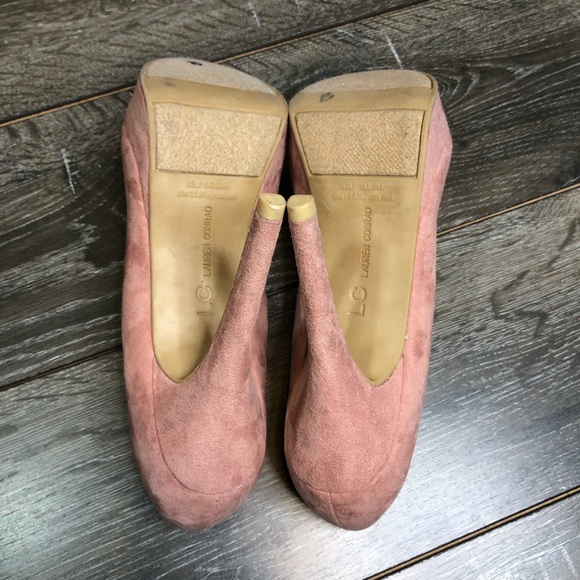 SOLD.  LC Lauren Conrad blush pink heels - Picture 4 of 6